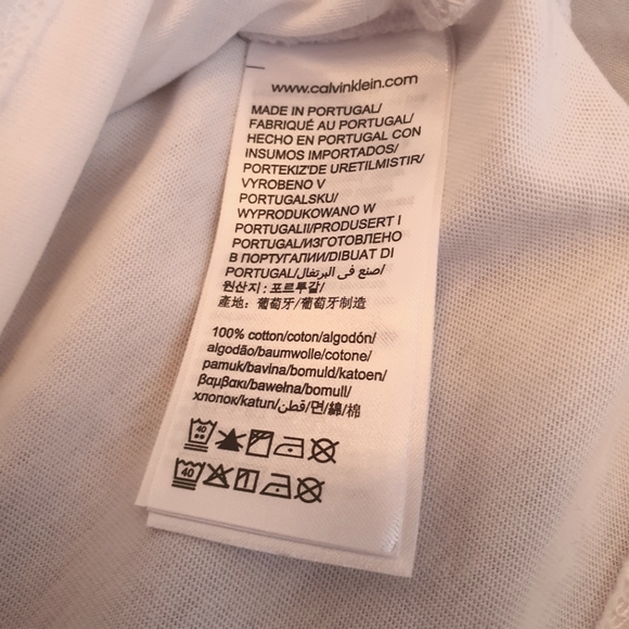 Calvin Klein Jeans White t-shirt Size XS - Picture 5 of 11